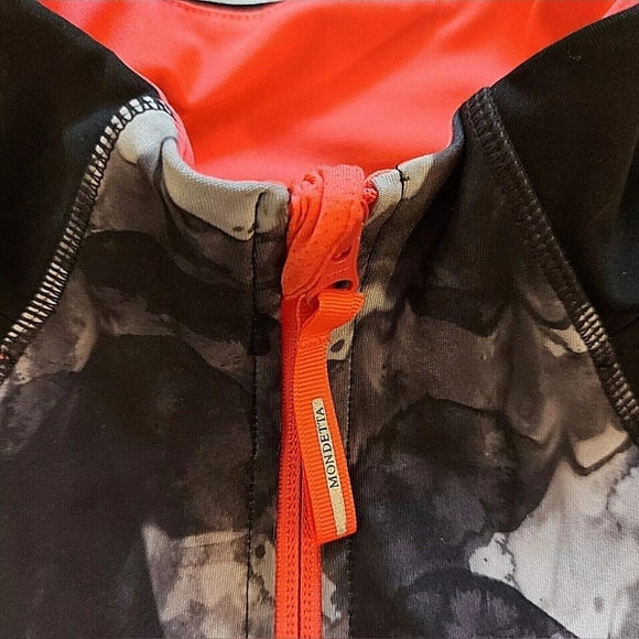 Mondetta Women's Size Medium Full Zip Sweatshirt Black/Pink Polyester - Picture 6 of 7